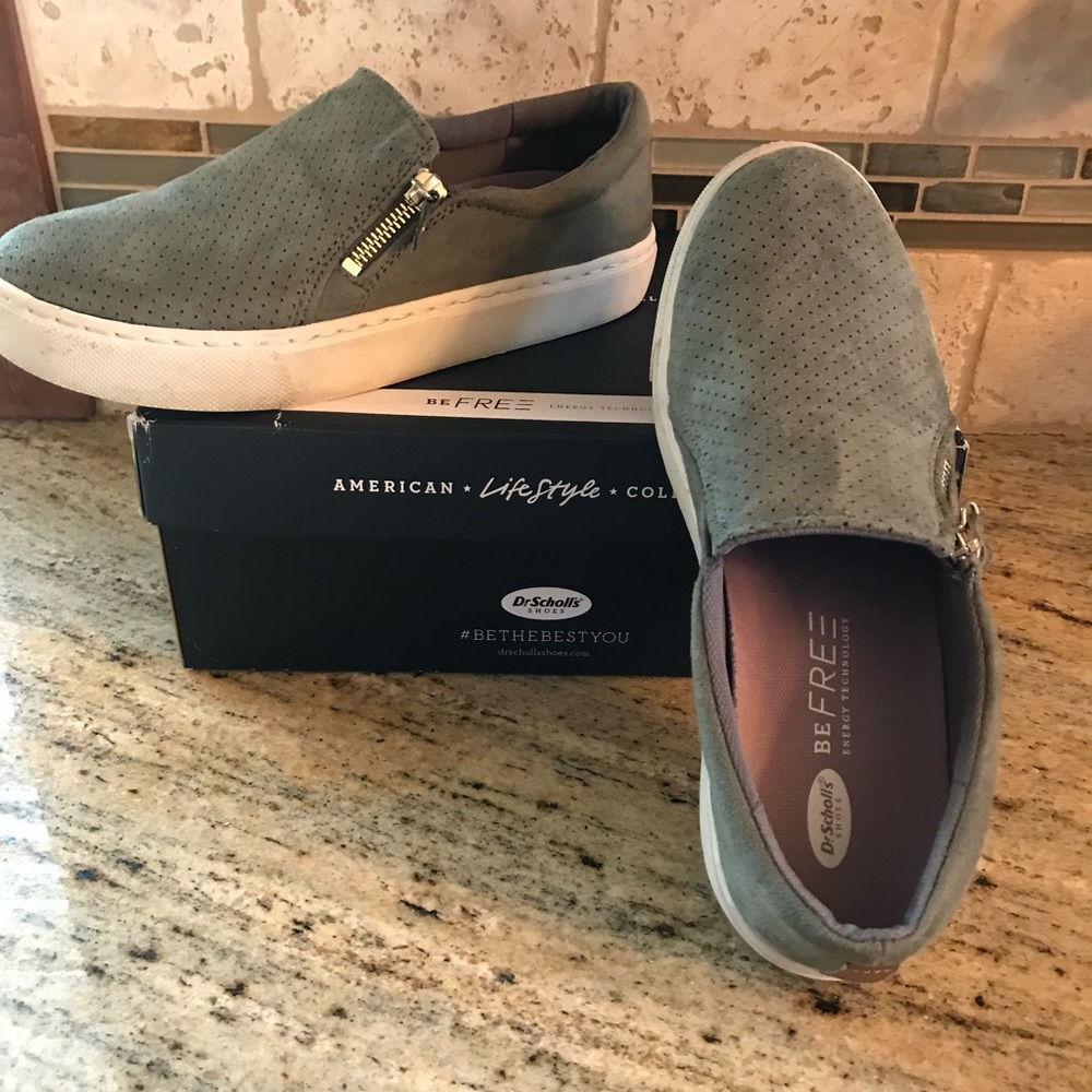 Dr Schoo’s suede shoe